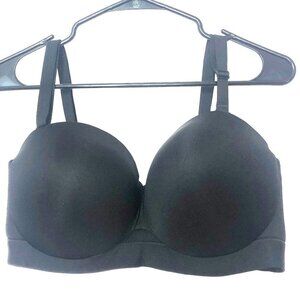 NWOT Cacique Comfort Bliss Lightly Lined Full Coverage Bra Size 38DD Black New